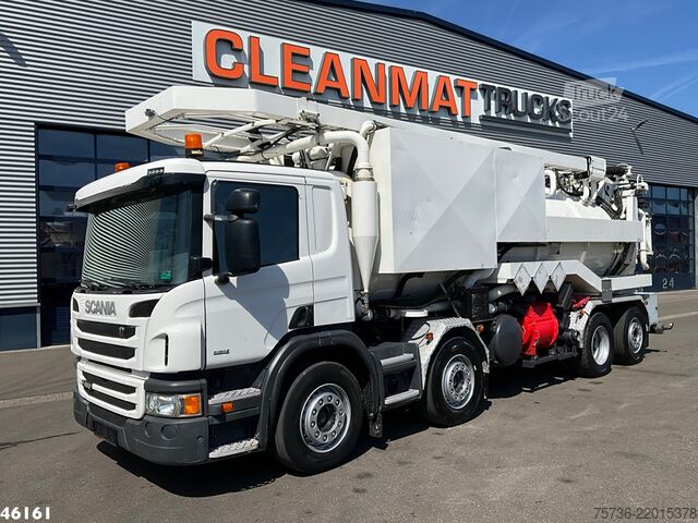Sugebil Scania P 450 8x4 Euro 6 Hvidtved Larsen 15m³ Combi