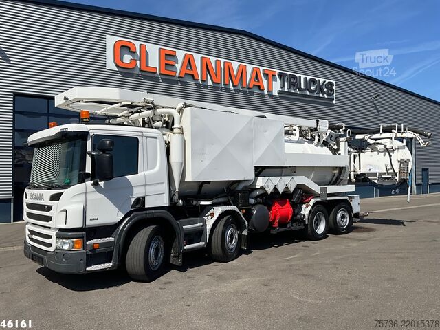 Sugebil Scania P 450 8x4 Euro 6 Hvidtved Larsen 15m³ Combi