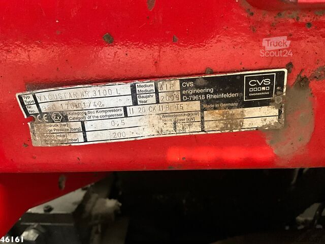 Sací vozidlo Scania P 450 8x4 Euro 6 Hvidtved Larsen 15m³ Combi