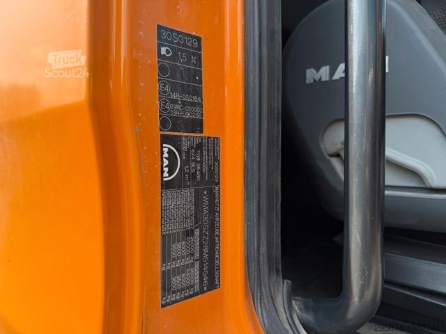 Standard tractor unit MAN TGS 26.480 mit Schwarzmüller Kipper27m3 ALU Lift