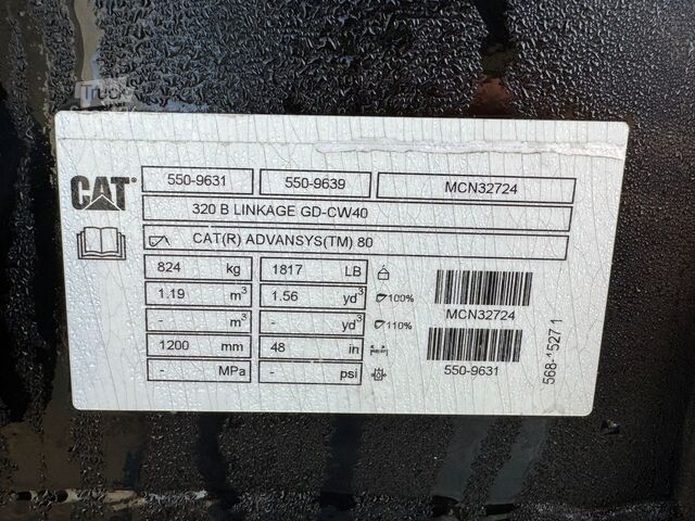 Schaufel Caterpillar CW40 1200mm Bucket