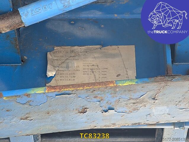 Plataforma remolque Turbos Hoet 