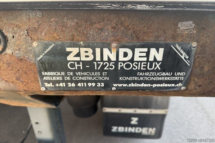 Otwarta przyczepa z plandeką  TPS180 / Plane / Swiss-Vehicle