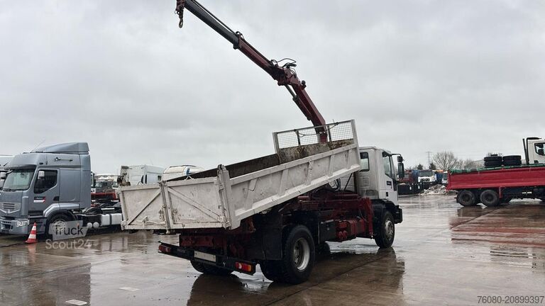 Tipper cu 3 fețe Iveco Eurotech 190 E 27 (MANUAL PUMP / STEEL SUSP. / ...