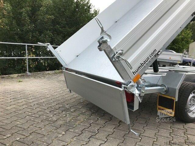 Трьохсторонній самоскидний причіп HUMBAUR HTK 3500.31 - 3.500kg elektrisch kippbar!