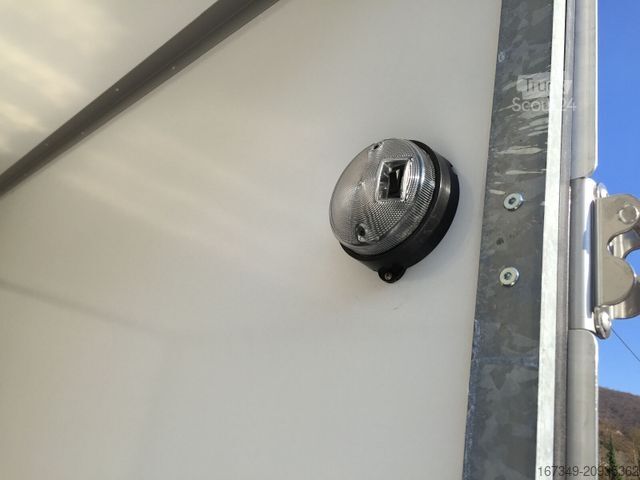 Rimorchio a cassetta WM MEYER AZ 2740/185 S35 - 4 mtr. Koffer mit Heckrampe