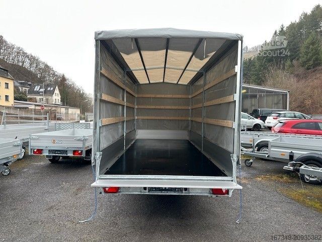 Otvorena prikolica sa ceradom SARIS PL 506 204 3500kg HD Heavy Duty Planenanhänger