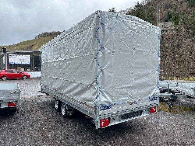 Otvorena prikolica sa ceradom SARIS PL 506 204 3500kg HD Heavy Duty Planenanhänger