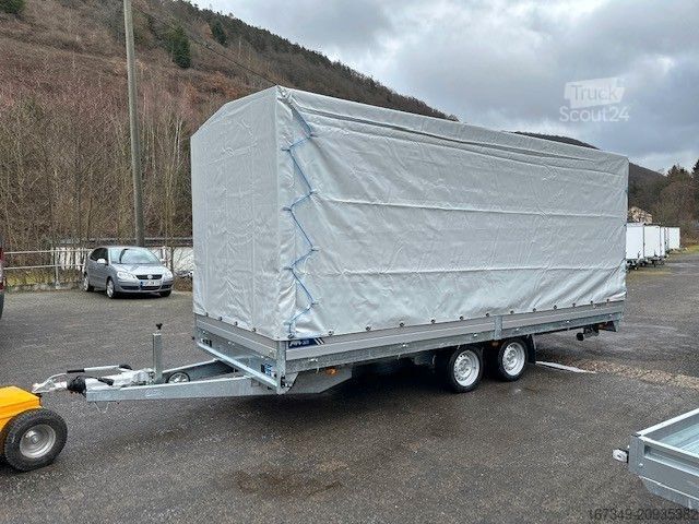 Otvorena prikolica sa ceradom SARIS PL 506 204 3500kg HD Heavy Duty Planenanhänger