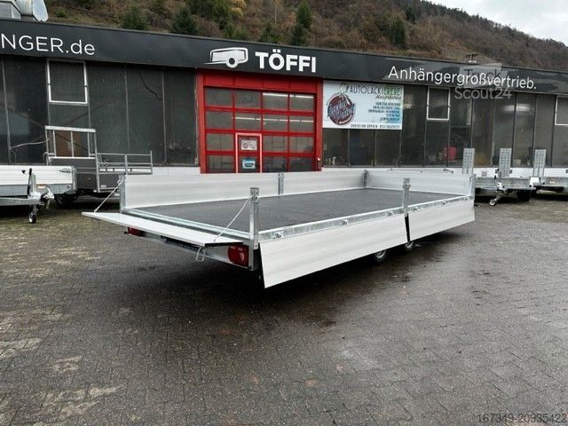 Remorque ouverte SARIS PL 506 204 3500kg HD Heavy Duty niedrig Fahrwerk