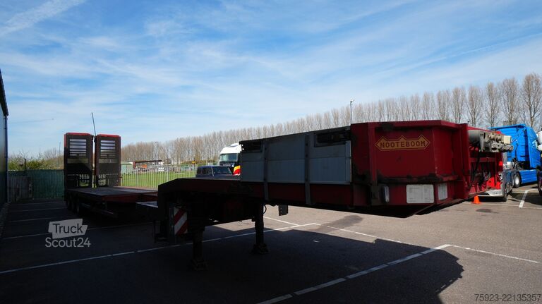Semi-remorque surbaissée Nooteboom MCO-48-03V 3 axle semi low loader extendable
