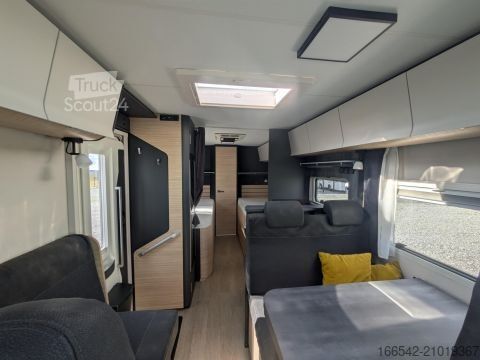 Camping-car semi-intégré Hobby Optima De Luxe T70 E Temp/GFK-Boden-Dach/Markise