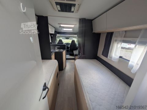 Camping-car semi-intégré Hobby Optima De Luxe T70 E Temp/GFK-Boden-Dach/Markise