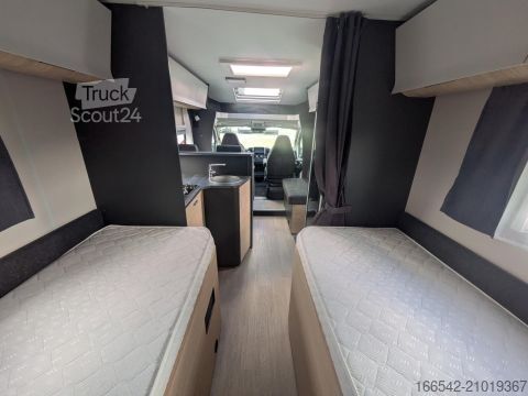 Camping-car semi-intégré Hobby Optima De Luxe T70 E Temp/GFK-Boden-Dach/Markise