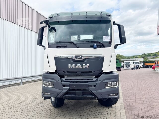 Camion-benne tricar MAN TGS 35.480 8x8 BB CH TGS 35.480 8x8 BB CH, Hohe Bauart, Nebenantrieb