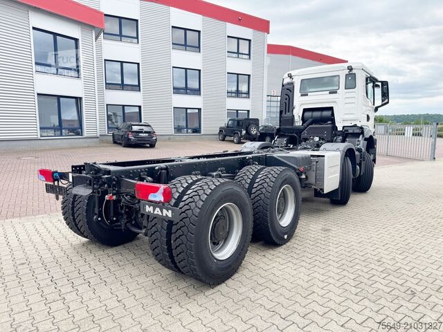 Camion-benne tricar MAN TGS 35.480 8x8 BB CH TGS 35.480 8x8 BB CH, Hohe Bauart, Nebenantrieb