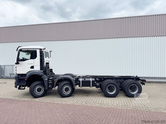 Camion benne à bras amovible MAN TGS 35.480 8x8 BB CH TGS 35.480 8x8 BB CH, Hohe Bauart, Nebenantrieb