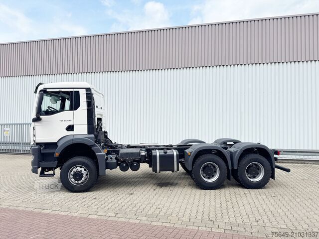 Camion benne à bras amovible MAN TGS 33.480 6x6 BB CH TGS 33.480 6x6 BB CH, Hohe Bauart, Nebenantrieb