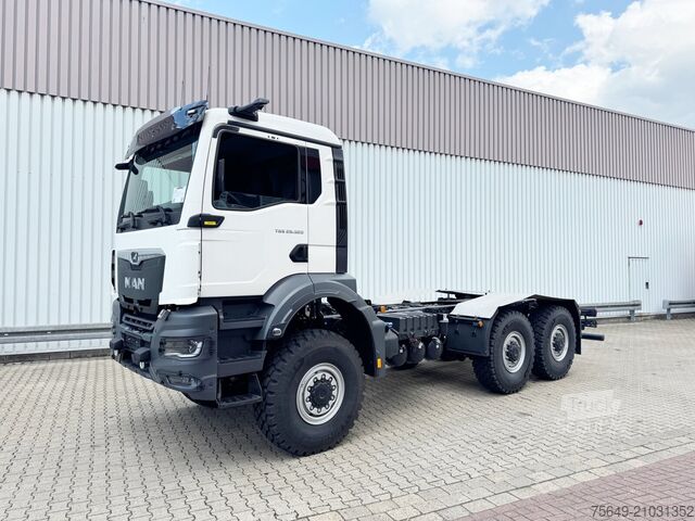 Lastbilchassi MAN TGS 26.520 6x6 BB TGS 26.520 6x6 BB, PriTarder, Navi, Optiview, Einzelbereifung