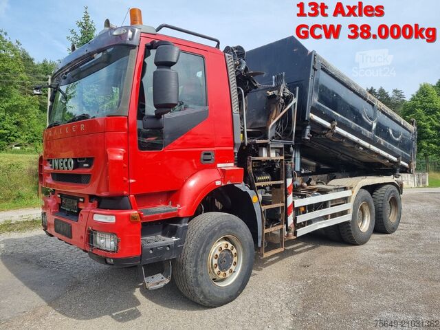 Gru a torre Iveco-Magirus Trakker AD380T41W 6x6 Trakker AD380T41W 6x6, Kran, Bordmatik beidseitig, Palfinger PK12000