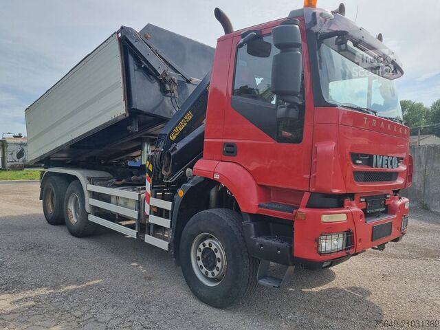Grue à tour Iveco-Magirus Trakker AD380T41W 6x6 Trakker AD380T41W 6x6, Kran, Bordmatik beidseitig, Palfinger PK12000