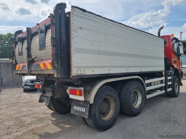 Grue à tour Iveco-Magirus Trakker AD380T41W 6x6 Trakker AD380T41W 6x6, Kran, Bordmatik beidseitig, Palfinger PK12000