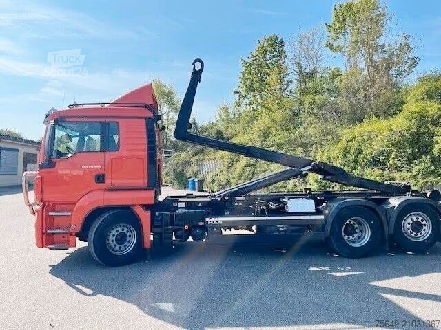 Camion benne à bras amovible MAN TGS 26.480 6x2-4 BL TGS 26.480 6x2-4 BL, Intarder, Lenk-/Liftachse, Motorabtrieb