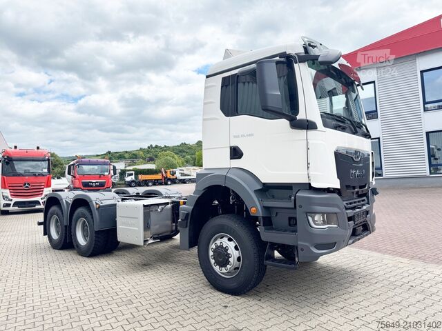 Camion-benne tricar MAN TGS 33.480 6x6 BB CH TGS 33.480 6x6 BB CH, Hohe Bauart, Nebenantrieb