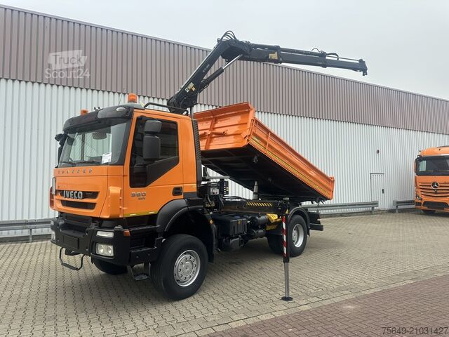 Grue à tour Iveco-Magirus Trakker AD190T36W 4x4 Trakker AD190T36W 4x4, EEV, Kran Hiab 111BS-2 HiDuo, Funk