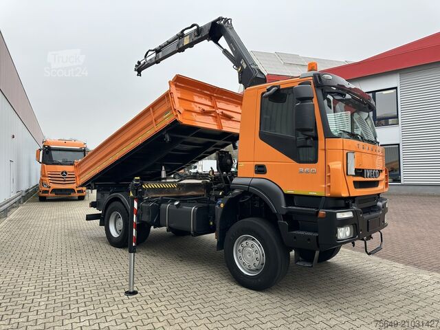 Grue à tour Iveco-Magirus Trakker AD190T36W 4x4 Trakker AD190T36W 4x4, EEV, Kran Hiab 111BS-2 HiDuo, Funk
