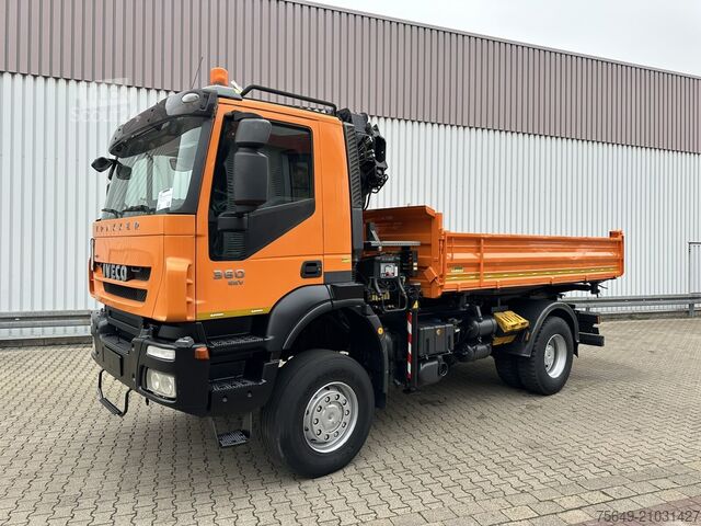 Grue à tour Iveco-Magirus Trakker AD190T36W 4x4 Trakker AD190T36W 4x4, EEV, Kran Hiab 111BS-2 HiDuo, Funk