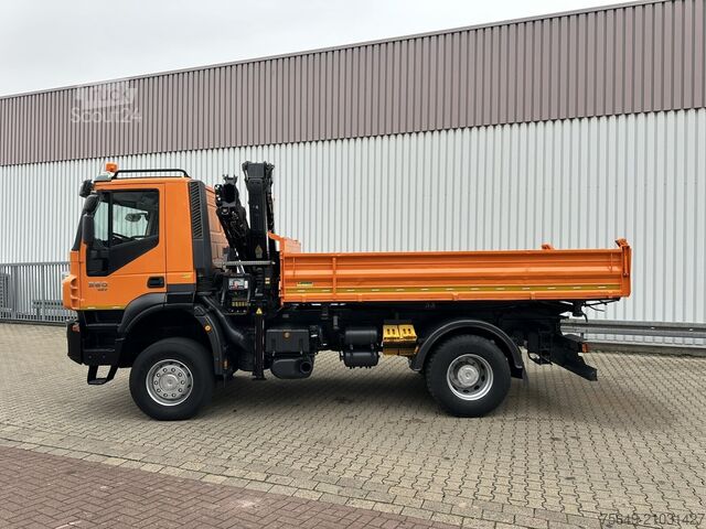 Grua de torre Iveco-Magirus Trakker AD190T36W 4x4 Trakker AD190T36W 4x4, EEV, Kran Hiab 111BS-2 HiDuo, Funk