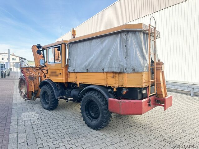 Unimog Unimog U52 411 4x4 Schneefräse U52 411 4x4, Schmidt Schneefräse mit Separatmotor