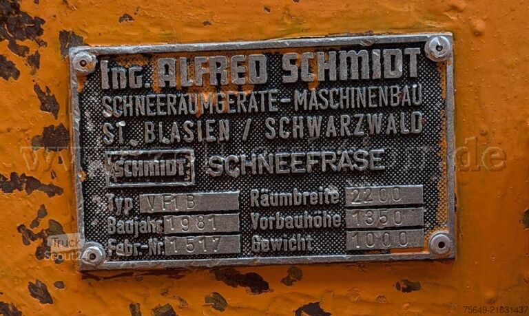 Unimog Unimog U52 411 4x4 Schneefräse U52 411 4x4, Schmidt Schneefräse mit Separatmotor