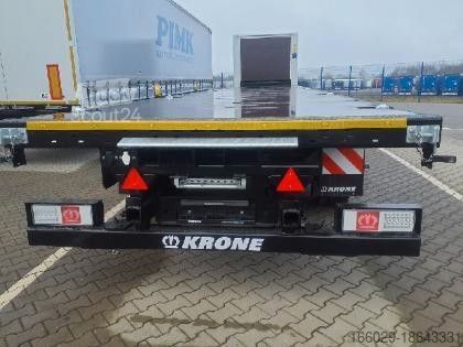 Werkplatform oplegger KRONE Plateau-Auflieger - Lenkachse + Stapleraufnahme