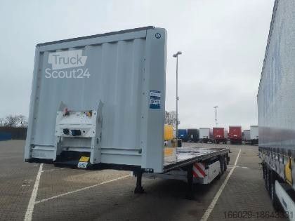 Werkplatform oplegger KRONE Plateau-Auflieger - Lenkachse + Stapleraufnahme