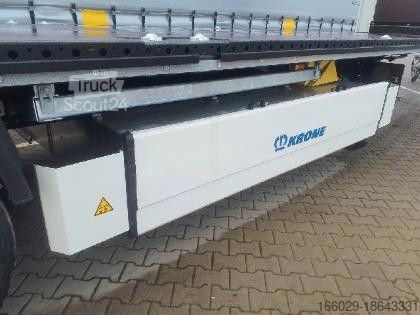 Werkplatform oplegger KRONE Plateau-Auflieger - Lenkachse + Stapleraufnahme