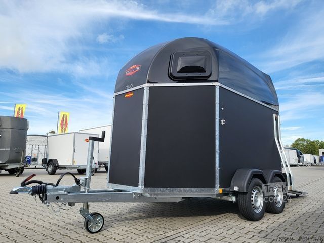Ρυμουλκούμενο μεταφοράς αλόγων BÖCKMANN Duo Esprit silver + black