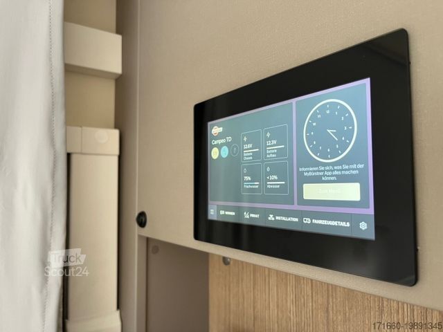 Half-integraal camper BÜRSTNER Campeo TD 660 Hubbett, Winterpaket