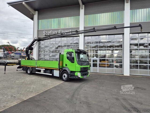 Trailer πλατφόρμας Volvo FL 42 R Kran Hiab XS 088 Funk bis 14 m! Kamera