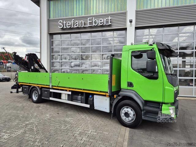 Trailer πλατφόρμας Volvo FL 42 R Kran Hiab XS 088 Funk bis 14 m! Kamera