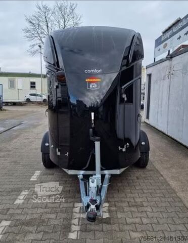 Pferdeanhänger BÖCKMANN Comfort Schwarz 2-Pferdeanhänger