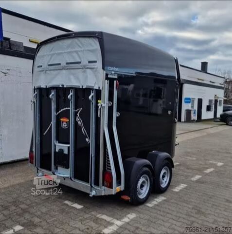 Pferdeanhänger BÖCKMANN Comfort Schwarz 2-Pferdeanhänger