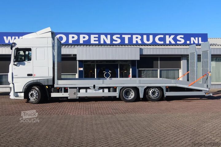 Furgón portacoches DAF XF 450 6x2 Oprijwagen vloerhoogte 100 cm + 2x  ...