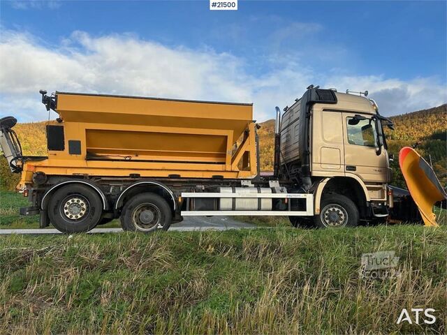  Mercedes-Benz Actros 2848 4x4+2 snow rigged hook truck. WATCH VI