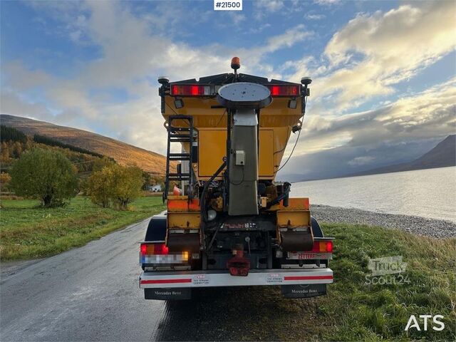  Mercedes-Benz Actros 2848 4x4+2 snow rigged hook truck. WATCH VI