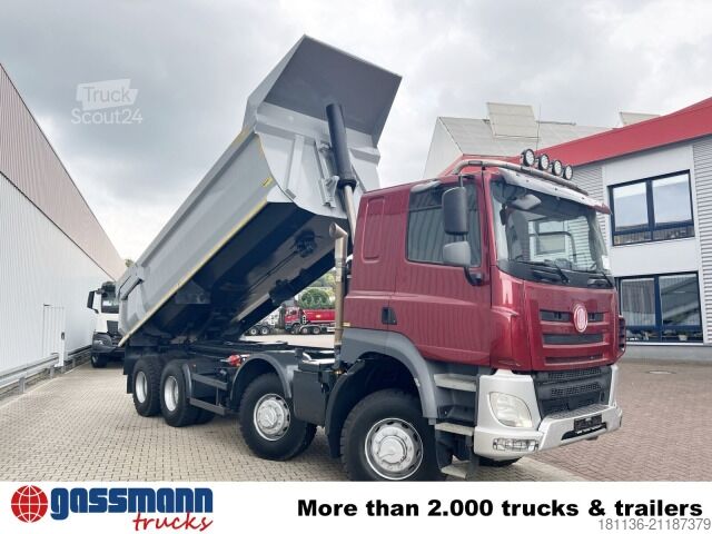 Spezial-LKW Tatra Phoenix 8x8, Stahlmulde ca. 22m³, hydr.