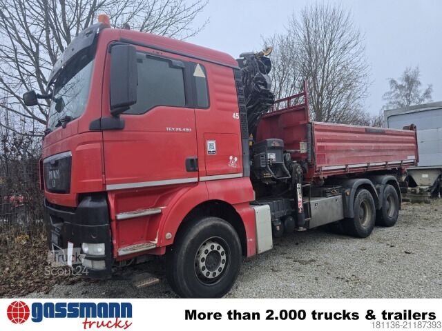 Savitvežis MAN TGS 26.480 6x4 BB, Kran Hiab 244 E-5 Hiduo, Funk,