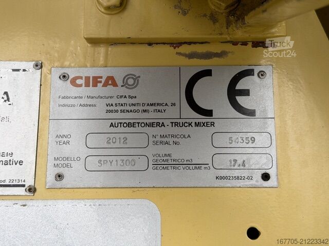 Concrete mixer truck Astra HD9 84.48-80