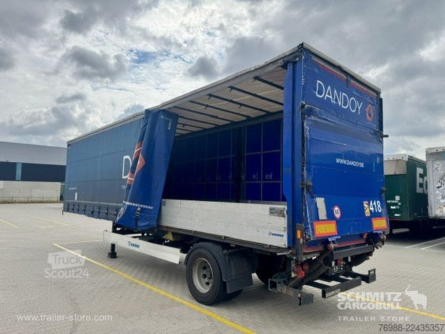 مقطورة نصفية مفتوحة مع قماش مشمع Krone Curtainsider Standard Ladebordwand